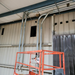 Electrical work in the Florida facility