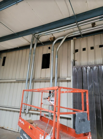 Electrical work in the Florida facility