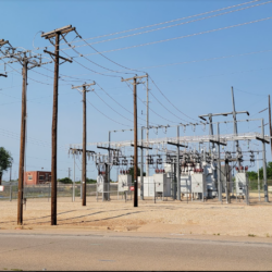 Substation in West Texas
