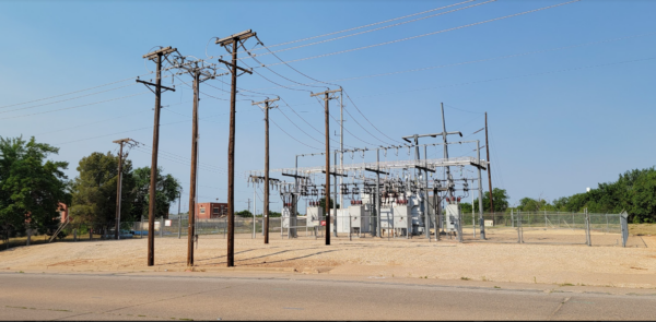 Substation in West Texas